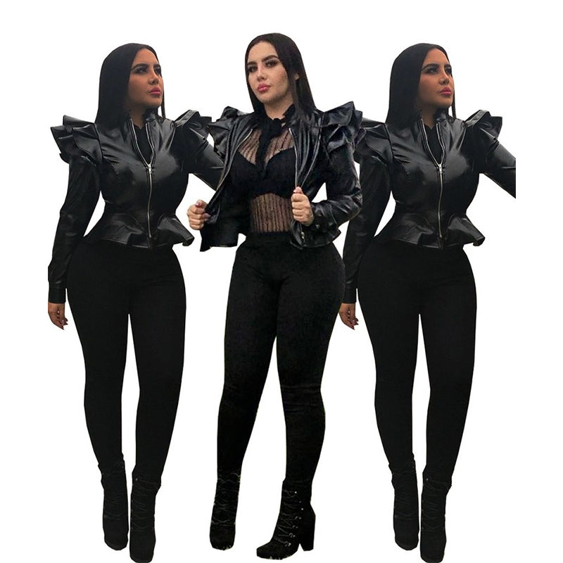 Leather Casual Women&