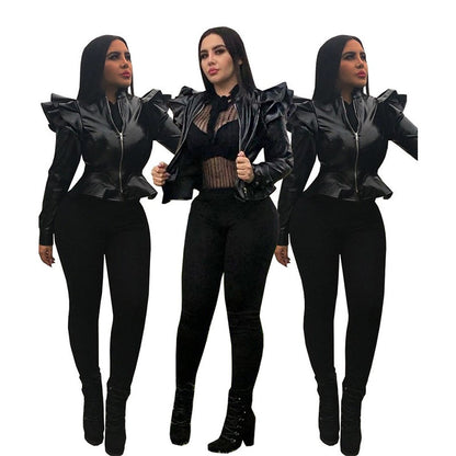 Leather Casual Women&