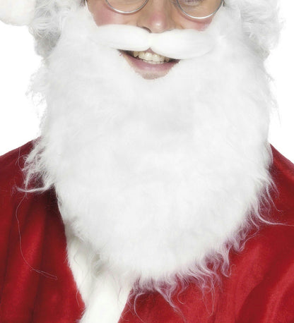 Economy White Santa Beard Smiffys