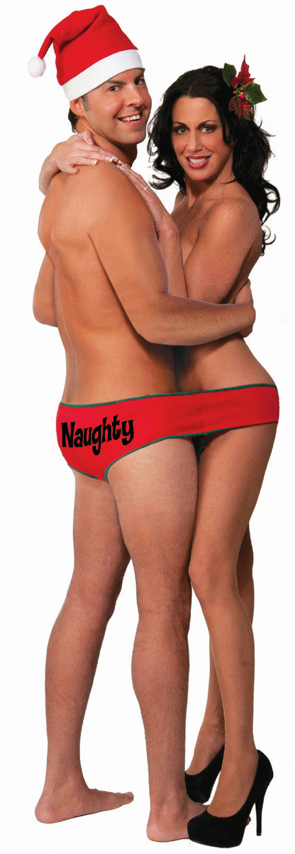 Forum Novelties Christmas Naughty Nice Fundies Undies For Two Novelty Gag