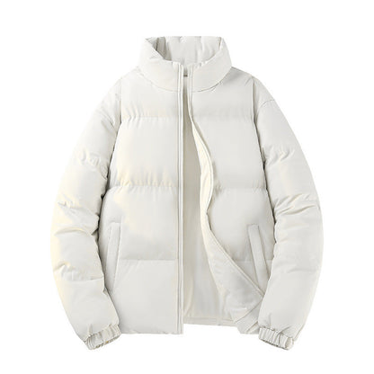 Mens Trendy Winter Puffer Jacket With Extra Fleece Lining For Added Warmth