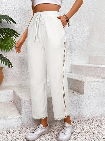 Wide Leg Cropped Pants