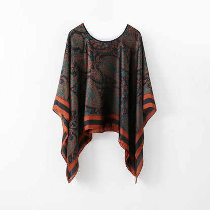 Pullover Shawl Outerwear Cover-up Multifunctional Scarf