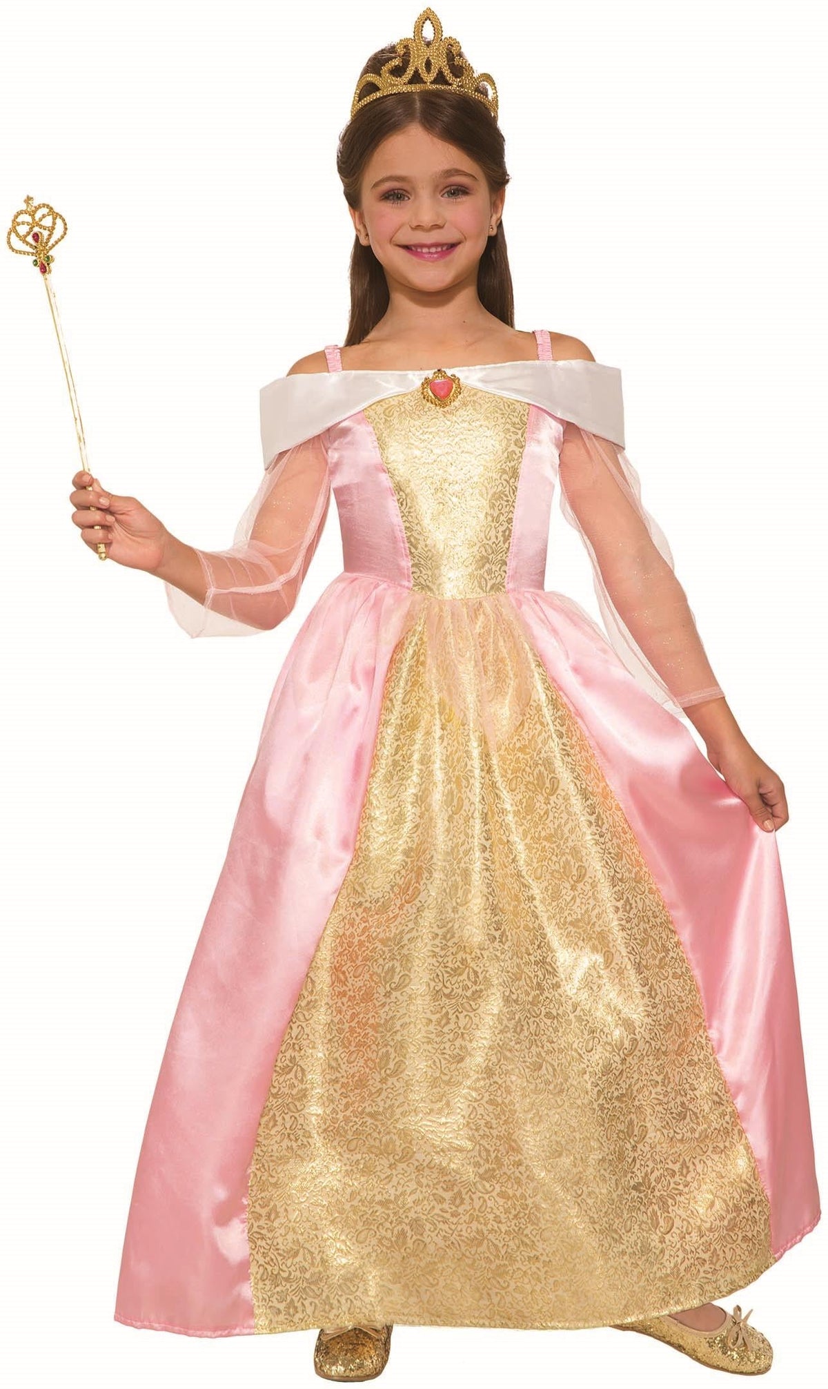 Princess Paisley Rose Child Pink Kids Halloween Costume Small 4-6