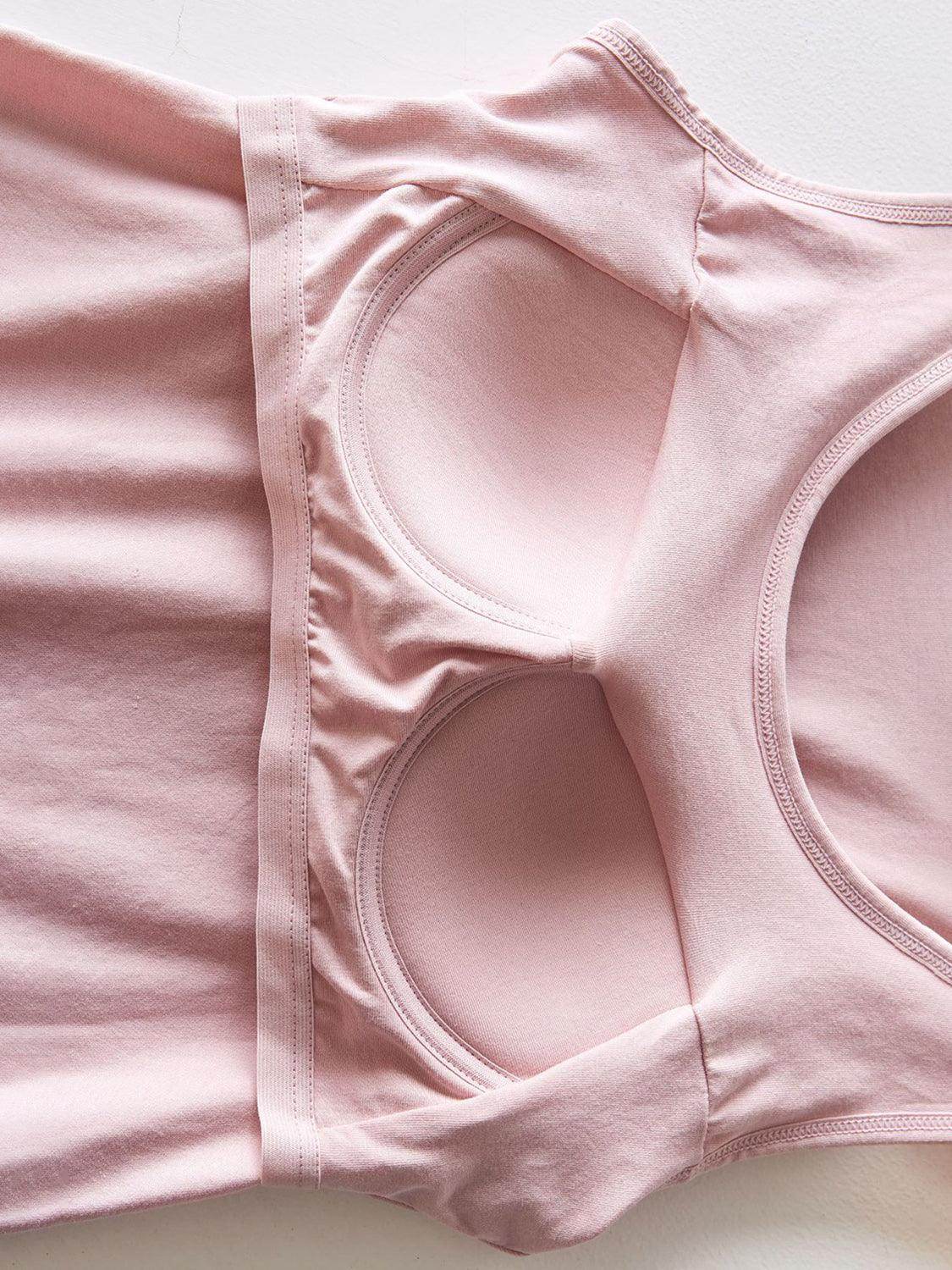 Round Neck Tank with Bra for Comfortable Everyday Wear