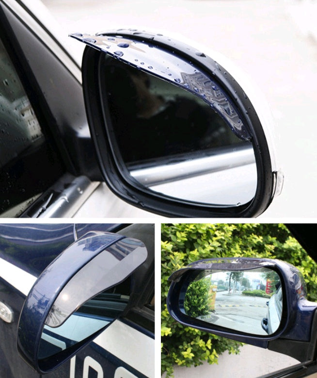 Car Rearview Mirror Rain Protection Eyebrows 2-piece Set
