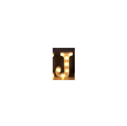 Luminous LED Letter Number Night Light English Alphabet Number Battery Lamp Romantic Wedding Christmas Party Decoration