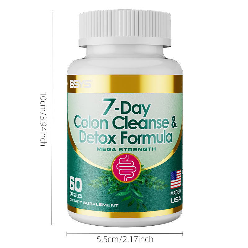7-Day Colon Cleanse &amp; Detox Formula Capsulese