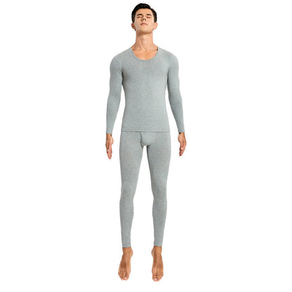 Thermal Underwear Knitted Cotton Stretchy Close-fitting Autumn Clothes And Pants