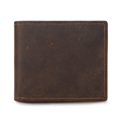 Simple First Layer Cowhide Men&