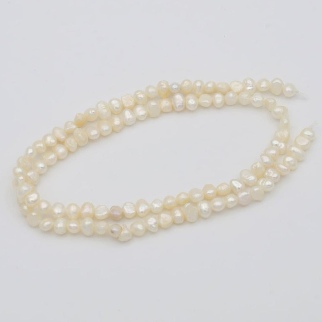 3.4-5.8mm AAA Tiny Seed Natural White Potato Freshwater Pearl Beads Genuine Tiny Freshwater Pearl Beads | WA-815 Clearance Pricing