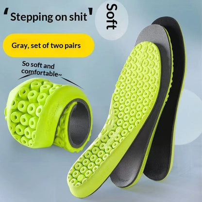 Shock-absorbing Athletic Insoles