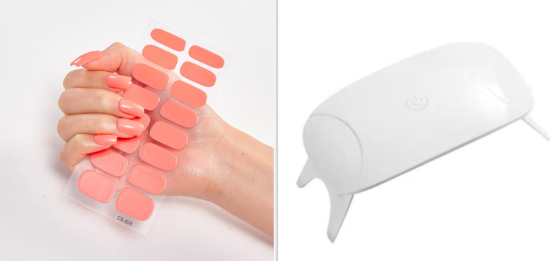 Waterproof Long Lasting Nail Stickers Letter Color