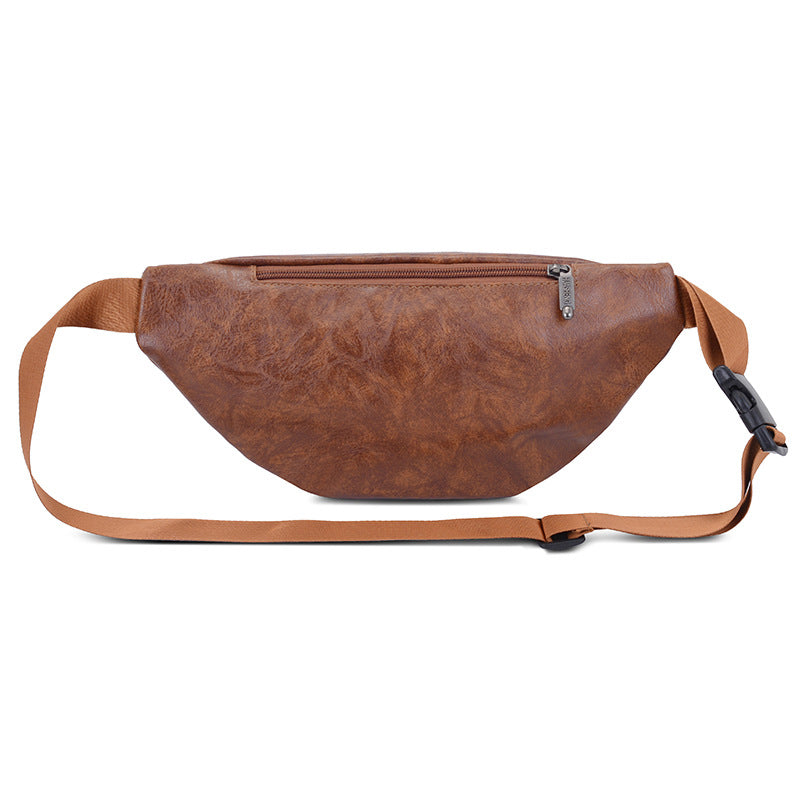 Retro PU Leather Casual Men&