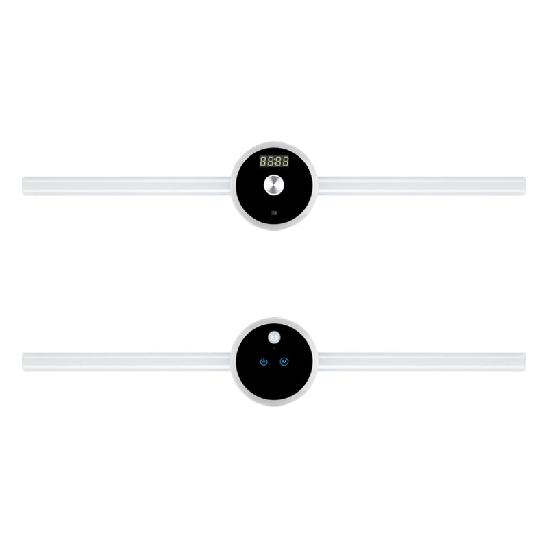 Smart Cabinet Light Clock Timing Sensor Light Removable LED Wardrobe Light Human Body Sensor Light