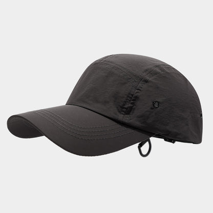 Quick-drying Baseball Cap Korean Style Simple Plain Dome Peaked Cap