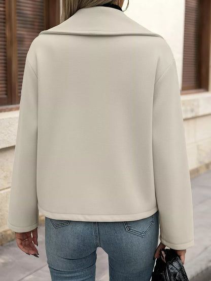 Double-Breasted Wool Blend Outerwear