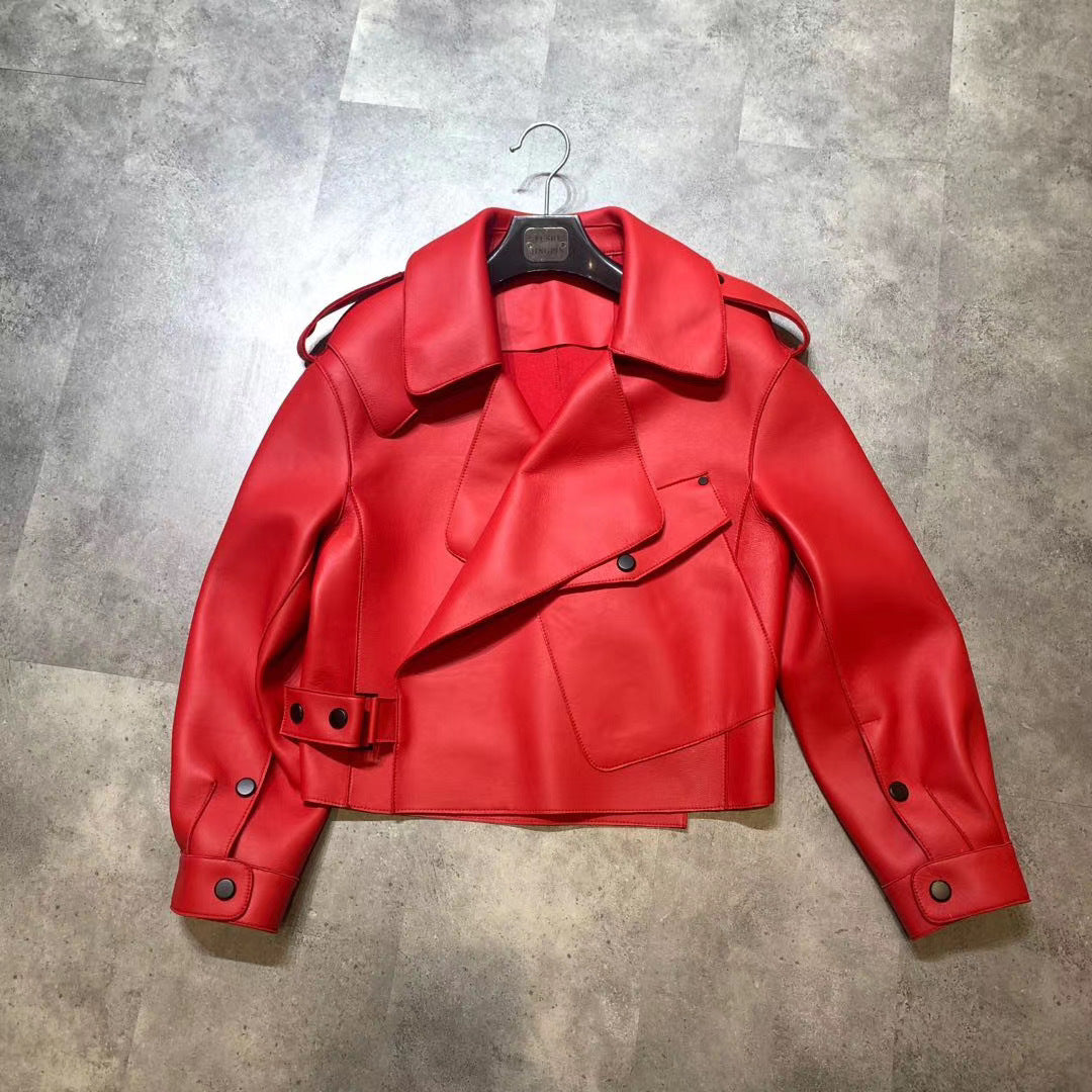New Genuine Leather Clothes Women&