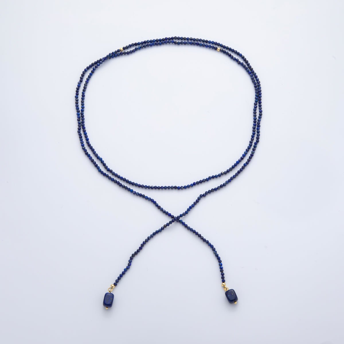 3.4mm Black, Green, Blue Dyed Agate Rondelle Bead Strands Wrap Necklace | WA-1229