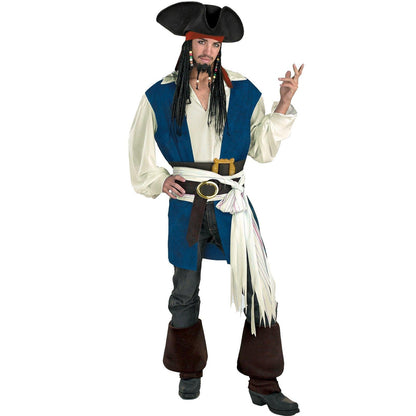 Jack Sparrow Pirates Of The Caribbean Deluxe Costume: Men&