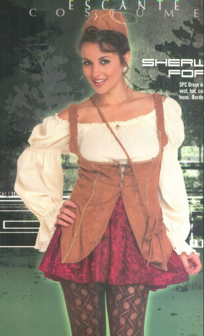 Sherwood Forest Maid Marian Adult Costume Size Small