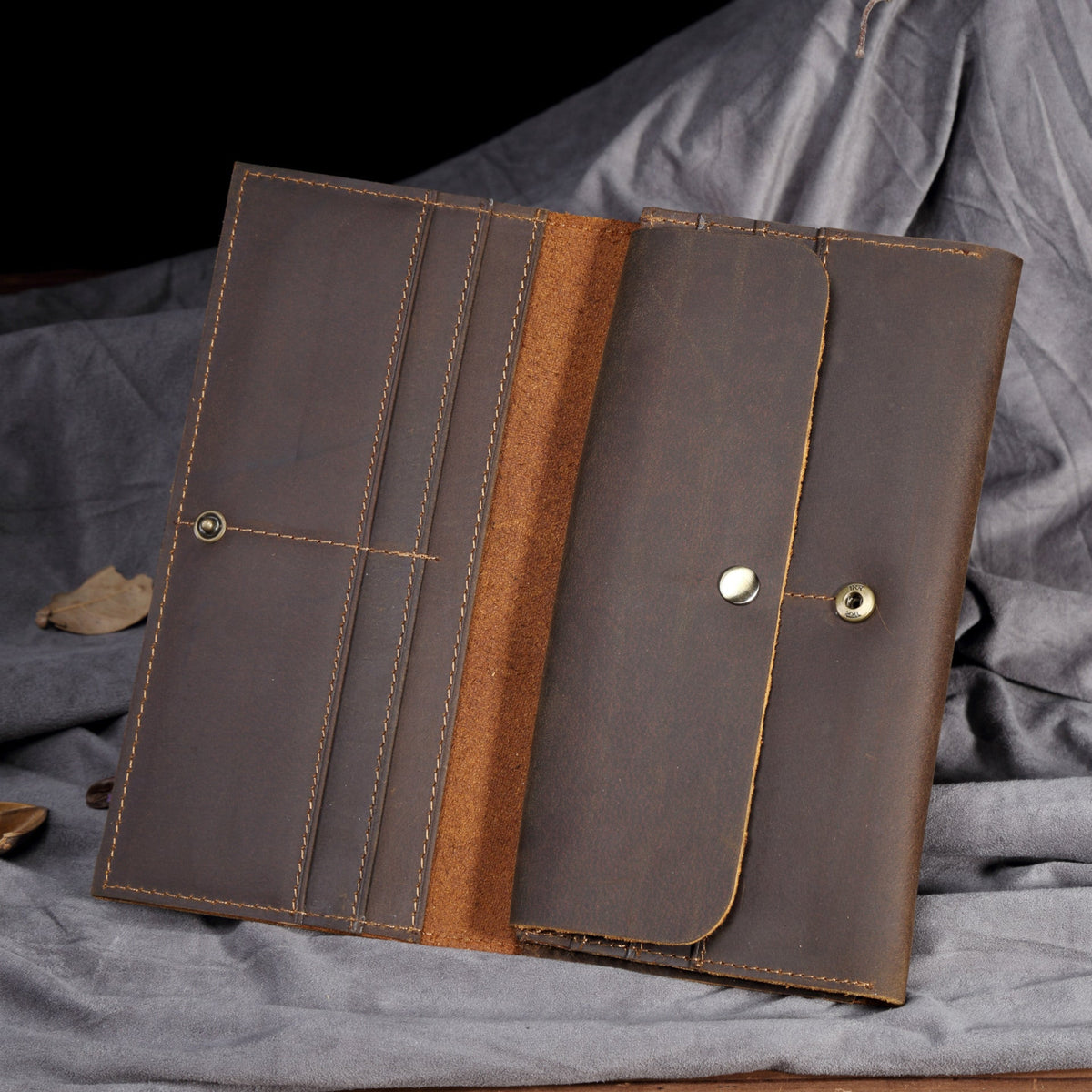 Retro Crazy Horse Leather Men&