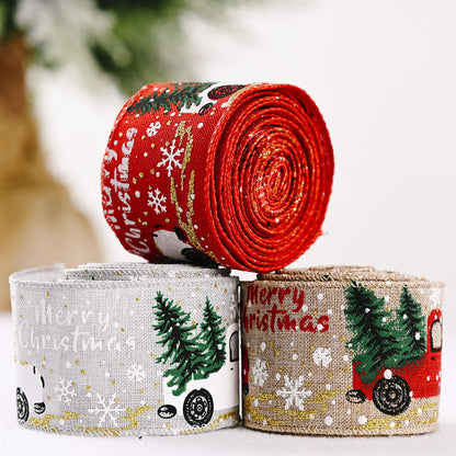 Car &amp; Christmas Tree Ribbon