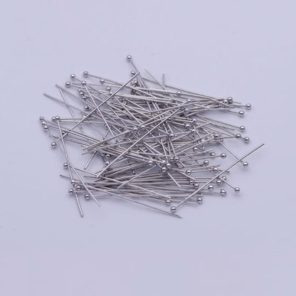 35mm Silver Metal Ball Head Pins Jewelry Making Supply | SP-1569