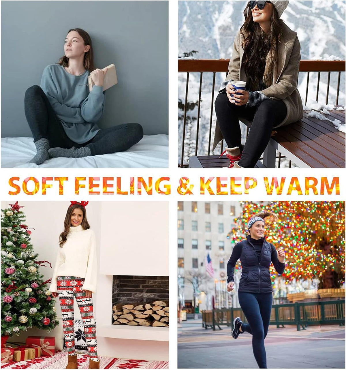 Velvet Padded Thermal Leggings