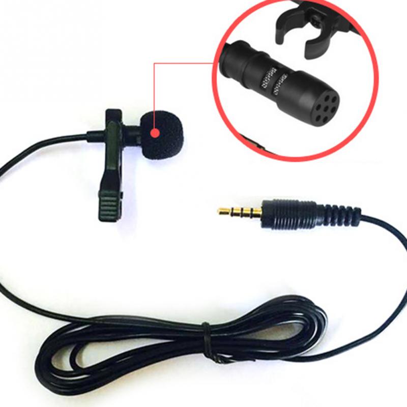 Portable clip Condenser Microphone Mobile Phone Universal 3.5MM