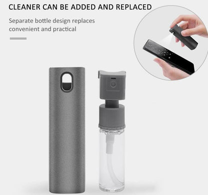 2 in 1 Phone Computer Screen Cleaner Kit Microfiber Cloth