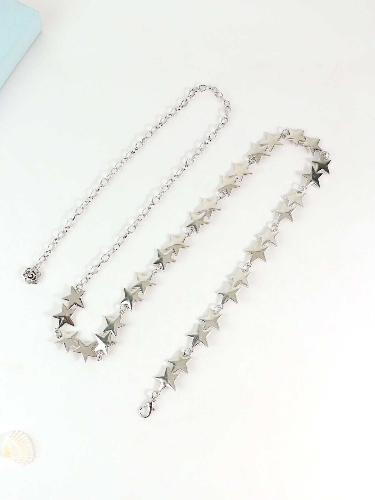 2025 New Retro Metal Star Waist Chain Women&