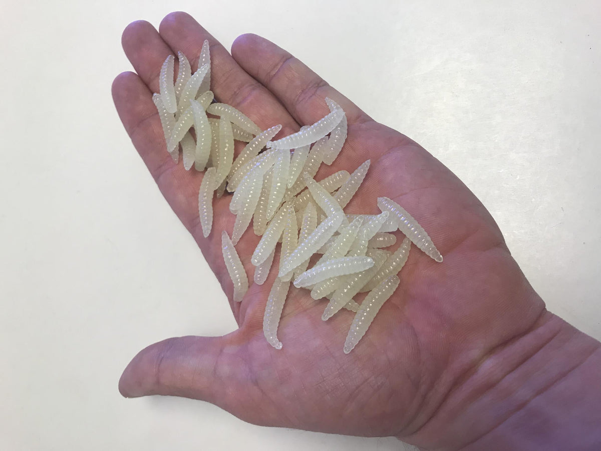 Bag of 48 Glow in the Dark Maggots