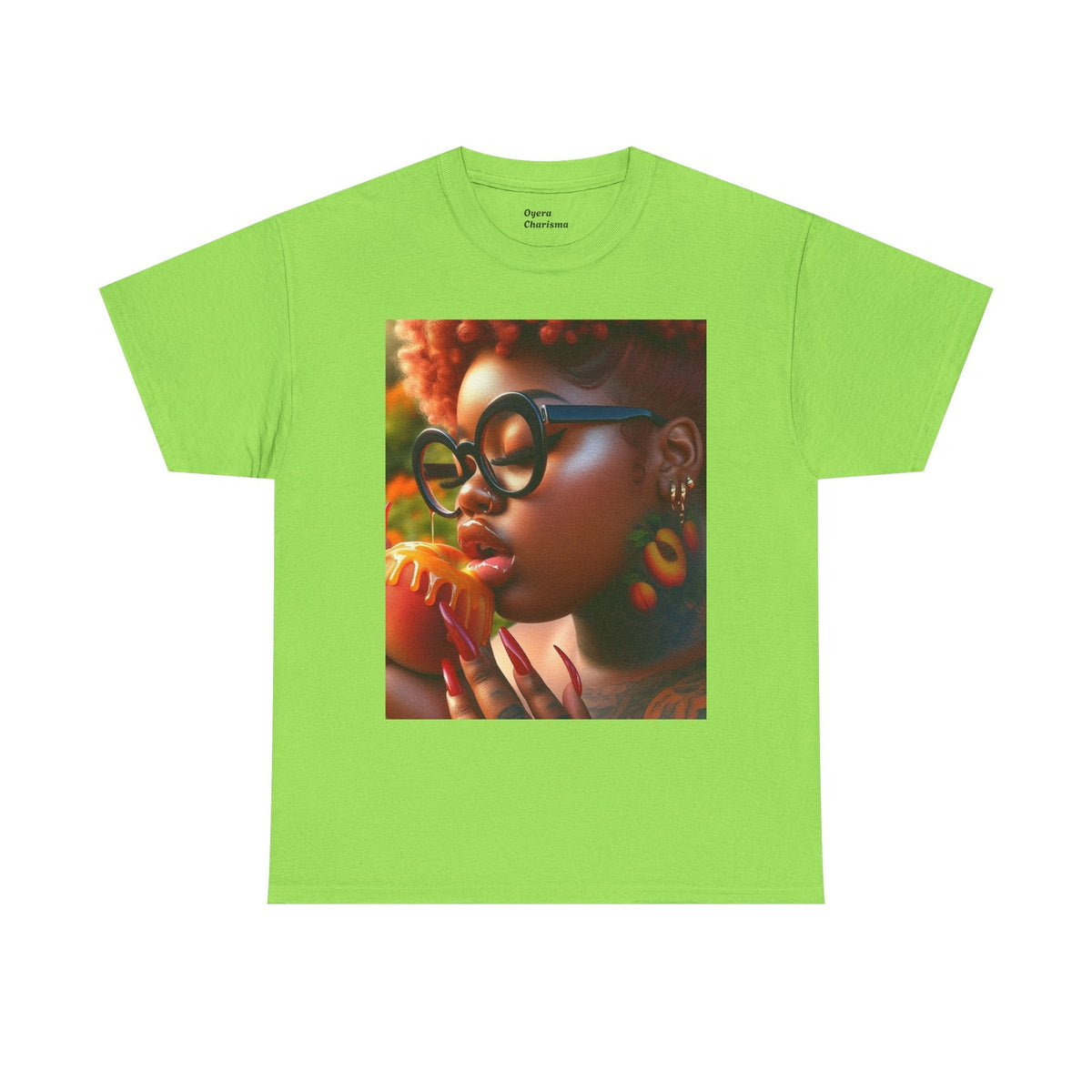 “Georgia Peach” Cotton Graphic Tee