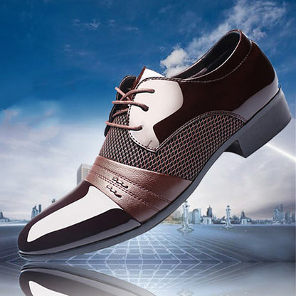 Fashionable Korean-style Leather Shoes For Men