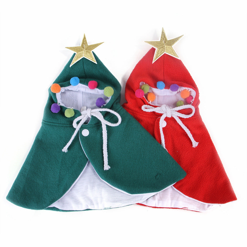 Christmas Halloween Cat Cape Costume