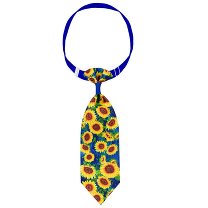 Sunflower Pet Tie Summer Collar Decoration
