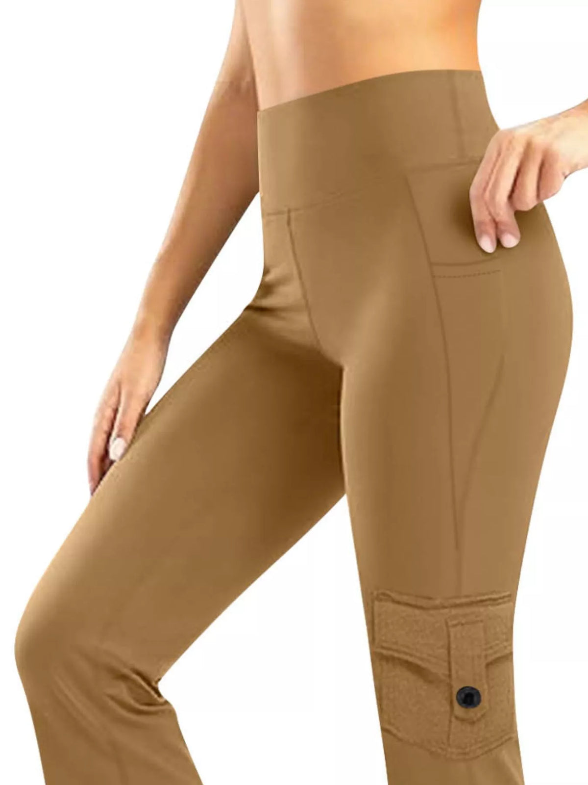 High-Waisted Yoga Pants with Pockets