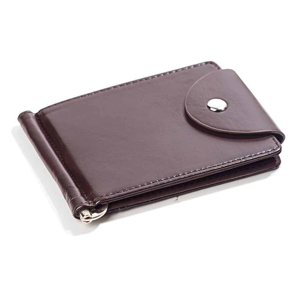 PU Leather Wallet Short Fashion Men&