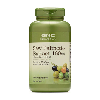 GNC Herbal Plus Saw Palmetto Extract 160 mg – 200 Softgels
