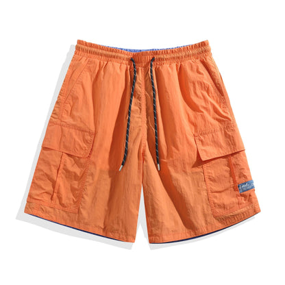 Mens Fashionable Sports Ice-Silk Utility Shorts
