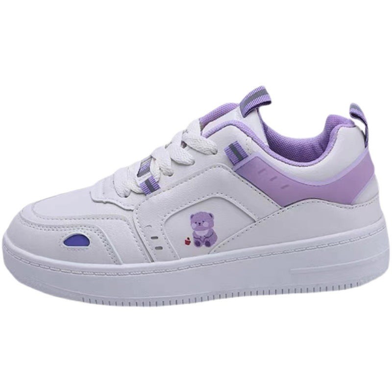 Fashion Spring Womens Sneakers Lace Up Casual Shoes Breathable Comfortable Women&