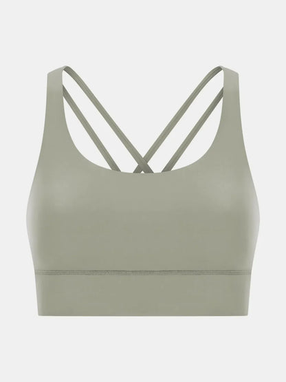 Millennia Crisscross Scoop Neck Active Tank