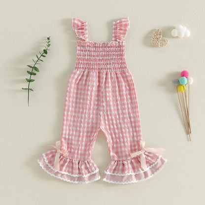 Sleeveless Strap Jumpsuit With Flared Pants