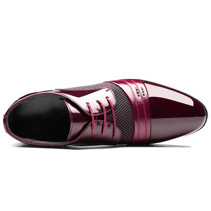 Fashionable Korean-style Leather Shoes For Men