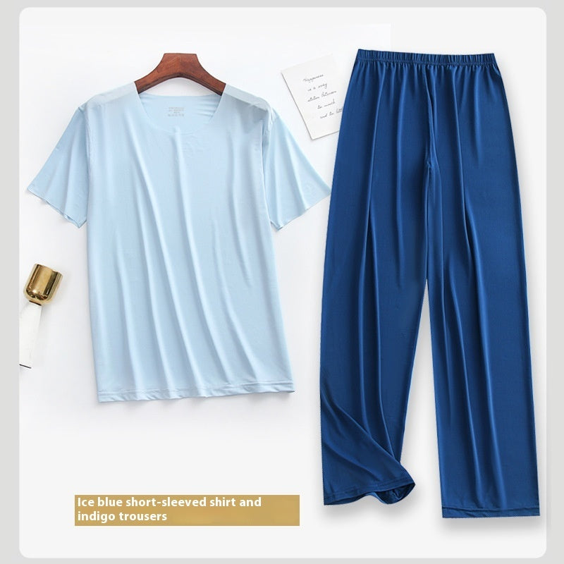 Summer Thin Homewear Suit Pajamas