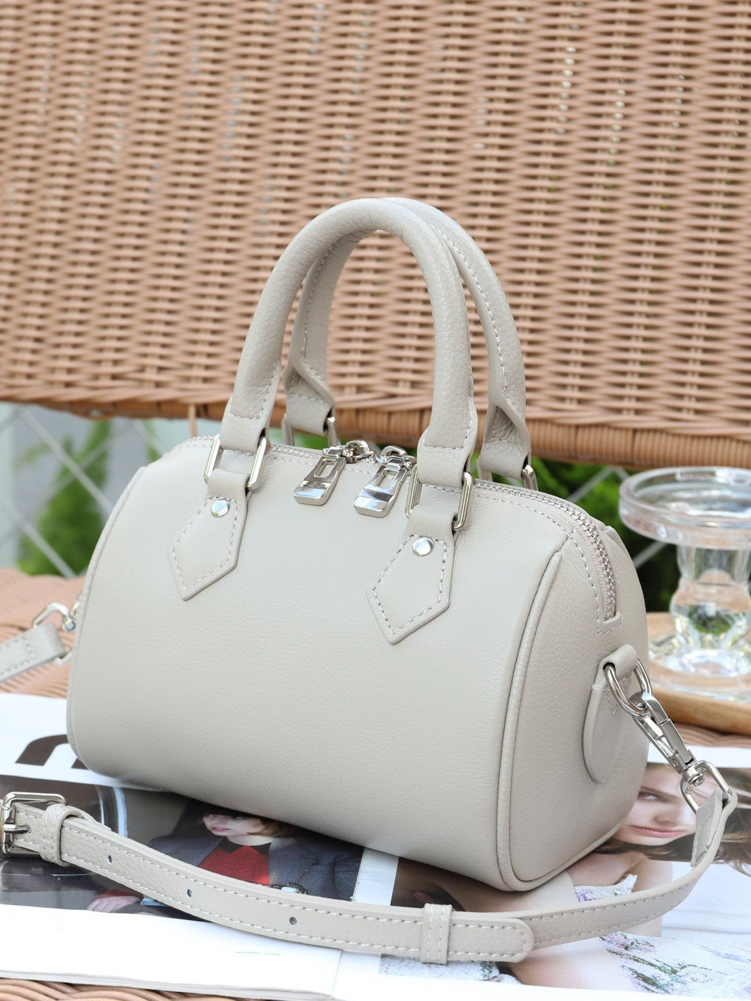 Top-grain Leather Women&