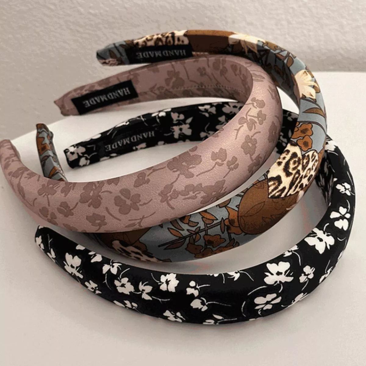 3-Piece Floral Print Headband