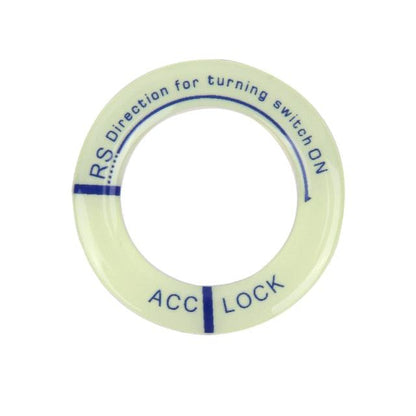 3D Key Ring Sticker Engine Start Push Button Switch Ring Cover Trim Luminous Ignition Switch Cover Car Styling Circle Light Decoration for Auto Motorcycle Universal Ignition Start Stop Button Luminous Ring Cover Trim Compatible