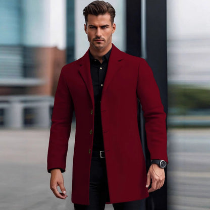 Lapel European And American Lapel Slim Coat